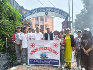 राजकीय आदर्श वरिष्ठ माध्यमिक विद्यालय मशोबरा में 175 पौधों का रोप