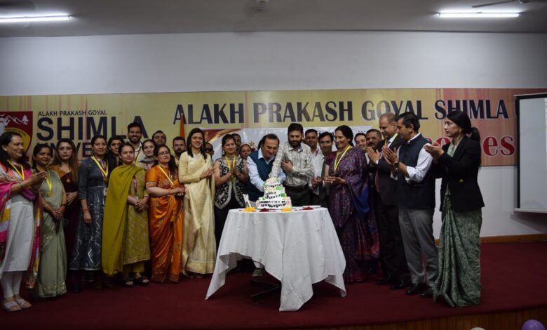 एपीजी शिमला विश्वविद्यालय ने मनाया 14वां स्थापना दिवस, शिक्षक दिवस के साथ हुआ दोहरा उत्सव