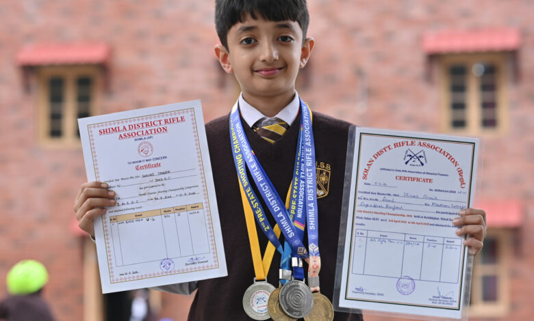10 वर्षीय शिवास जनैक ने शूटिंग में लहराया परचम, अब तक जीते 5 स्वर्ण सहित 8 पदक