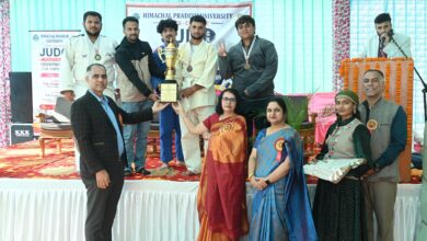 हिमाचल प्रदेश विश्वविद्यालय अंतर-महाविद्यालय जूडो -चैंपियनशिप* 2026 का राजकीय महाविद्यालय चायल-कोटी में दो दिवसीय आयोजन सम्पन: