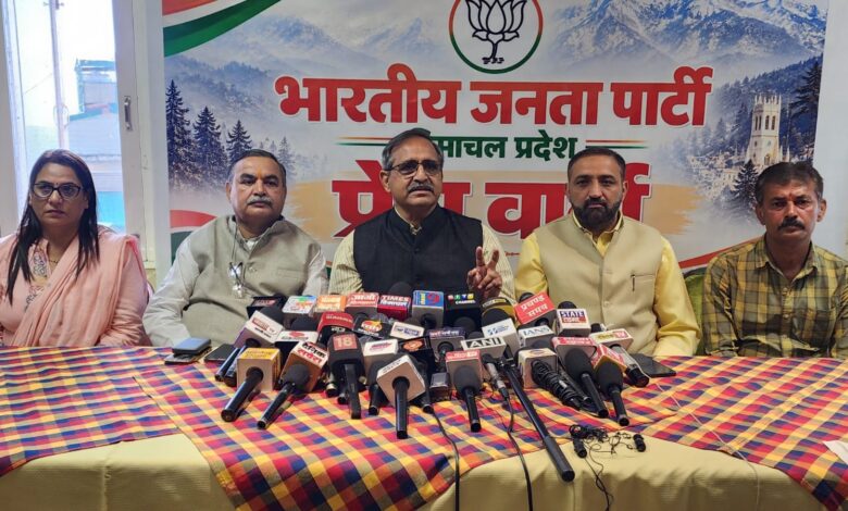 कांग्रेस का एसआईआर के खिलाफ आंदोलन असंवैधानिक, संवैधानिक प्रक्रिया को लेकर जनता में भ्रम फैला रही कांग्रेस : रणधीर शर्मा