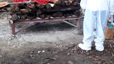 एक बार फिर मानवता के लिए आगे आए आर.एस.एस. के स्वयंसेवक