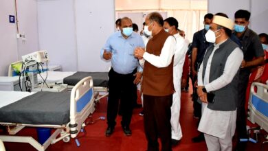 खलियार में समर्पित मेकशिफ्ट स्वास्थ्य केन्द्र का लोकार्पण खलियार में समर्पित मेकशिफ्ट स्वास्थ्य केन्द्र का लोकार्पण