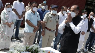 नरेन्द्र बरागटा के निधन पर गम में डूबा हिमाचल