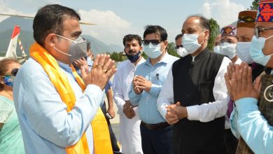 नितिन गडकरी हिमाचल में..