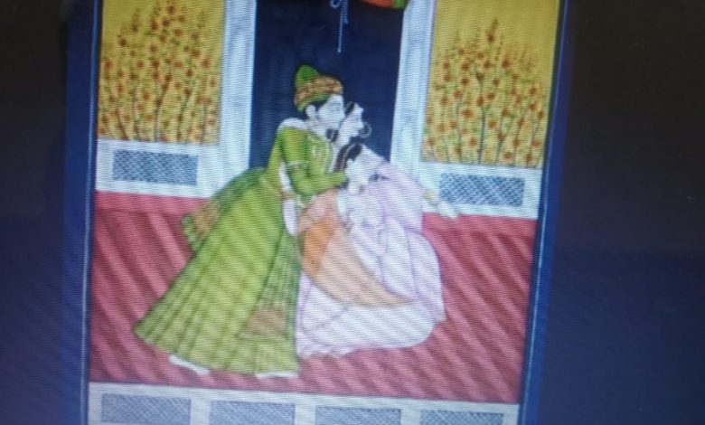 जवाहरलाल नेहरू राजकीय ललित कला महाविद्यालय में  बहुमूल्य  चित्रकला के पेश हुए नमूने