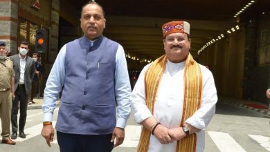 जगत प्रकाश नड्डा और मुख्यमंत्री ने किया अटल टनल रोहतांग का निरीक्षण