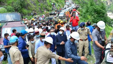 मुख्यमंत्री पहुंचे न्यूगलसरी , राहत एवं बचाव कार्या का जायजा लिया