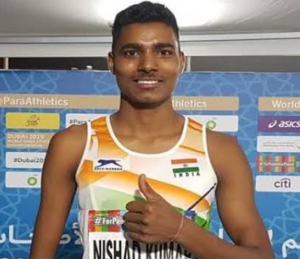 हिमाचल के पैरा एथलीट निषाद कुमार को पुरस्कार के तौर एक करोड़ रुपये देने की घोषणा हिमाचल के पैरा एथलीट निषाद कुमार को पुरस्कार के तौर एक करोड़ रुपये देने की घोषणा