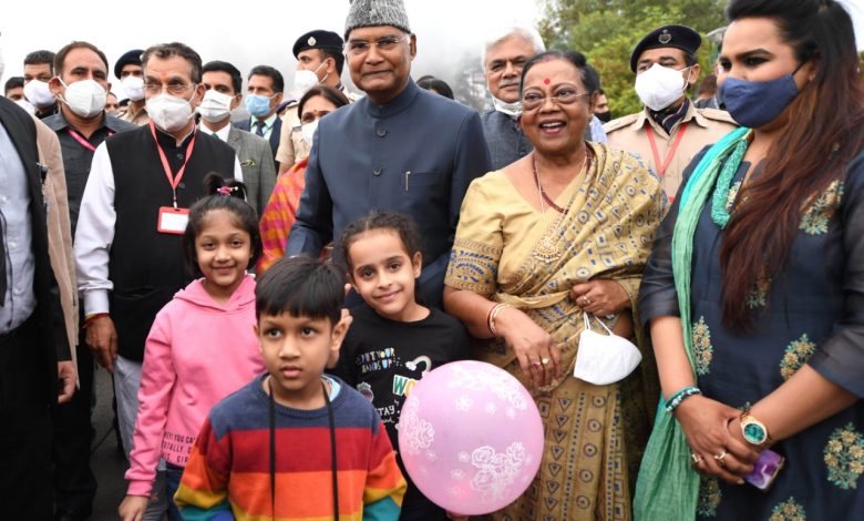 भारत के पहले नागरिक शिमला में..