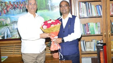 राज्यपाल राजेन्द्र विश्वनाथ आर्लेकर को बताई एसजेवीएनएल की योजना