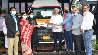 एसजेवीएनएल फाउंडेशन ने राज्यपाल को एम्बुलेंस प्रदान की