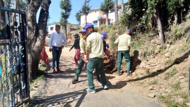 राष्ट्रीय सेवा योजना इकाई ने नौहरा धार में सफाई अभियान से मनाया ,” आज़ादी का अमृत महोत्सव “