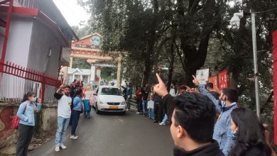 पीएचडी दाखिलों में बिना नेट जेआरएफ व प्रवेश परीक्षा के विश्वविद्यालय कर्मचारियों के बच्चों के दाखिले मामले में अभाविप उग्र