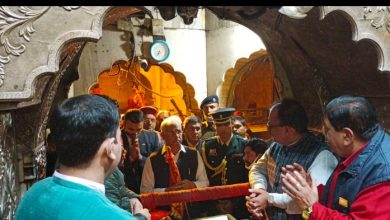 राज्यपाल ने जांच चिंतपूर्णी मार्ग रेलवे स्टेशन