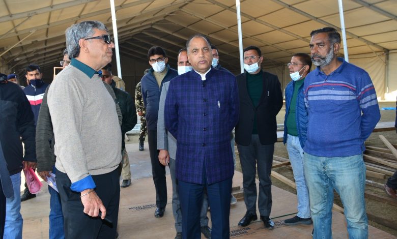 मुख्यमंत्री ने प्रधानमंत्री की रैली की तैयारियों का निरीक्षण किया