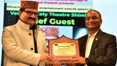 Director, SJVN, has been conferred with “HIM RATTAN” Award by  Minister