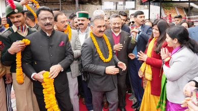 Photo of मुख्यमंत्री ने संजौली महाविद्यालय में अधोसंरचना निर्माण के लिए 5 करोड़ रुपए प्रदान करने की घोषणा की