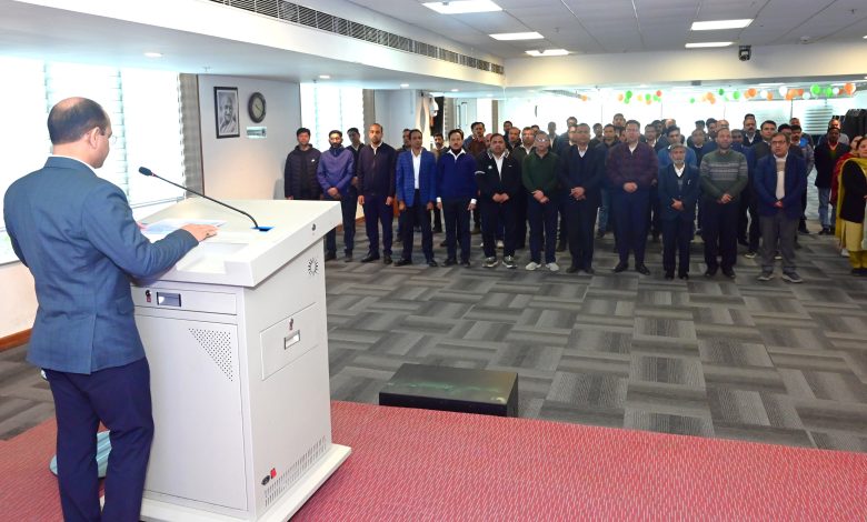 एसजेवीएन ने ‘टीबी उन्मूलन अभियान के लिए 100 दिन’ के तहत नि-क्षय शपथ दिलाई एसजेवीएन ने ‘टीबी उन्मूलन अभियान के लिए 100 दिन’ के तहत नि-क्षय शपथ दिलाई