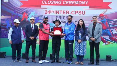 एसजेवीएन ने 24वें आंतर-सीपीएसयू क्रिकेट टूर्नामेंट का सफलतापूर्वक आयोजन