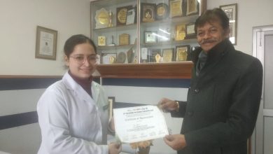 शाबाश: रितु भाटिया को 28वें इंडियन ऑर्थोडॉन्टिक सोसाइटी (IOS) पीजी स्टूडेंट्स कन्वेंशन में सर्वश्रेष्ठ पेपर पुरस्कार से सम्मानित किया गया शाबाश: रितु भाटिया को 28वें इंडियन ऑर्थोडॉन्टिक सोसाइटी (IOS) पीजी स्टूडेंट्स कन्वेंशन में सर्वश्रेष्ठ पेपर पुरस्कार से सम्मानित किया गया