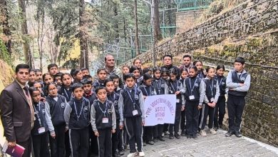 जिला शिमला के राजकीय वरिष्ठ माध्यमिक पाठशाला कथोग के बच्चों ने अध्यापकों संग किया राष्ट्रपति निवास कुफरी व आईएचएम कुफरी में दौरा