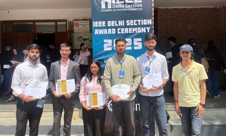 Jaypee University of Information Technology (JUIT), IEEE Student Branch Won Multiple Awards in IEEE Delhi Section Student Awards Ceremony 2025 Jaypee University of Information Technology (JUIT), IEEE Student Branch Won Multiple Awards in IEEE Delhi Section Student Awards Ceremony 2025