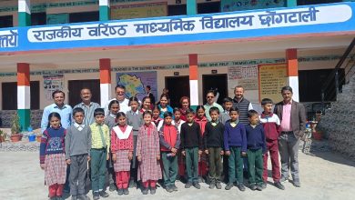 विद्यालय छोगटाली जिला सिरमौर में नए शिक्षा सत्र से नई शुरुआत