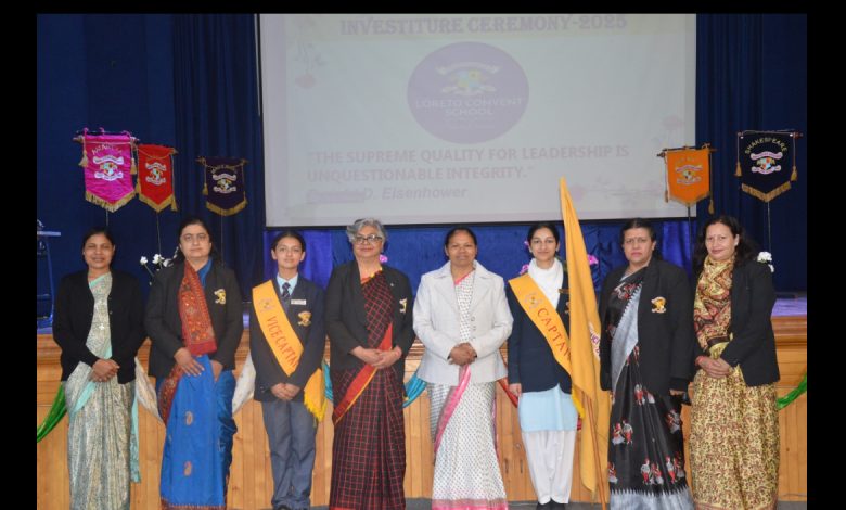 लोरेटो कॉन्वेंट तारा हॉल विद्यालय में भव्य अलंकरण समारोह (investiture ceremony) का आयोजन
