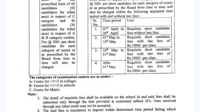 असर विशेष: वाह रे शिक्षा बोर्ड; दोगुना कर दिया  शॉर्ट कैंडिडेट शुल्क