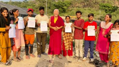 बौद्ध भिक्षु ने साकार किया झुग्गी वालों का ‘घर’ का सपना