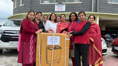 Washing Machine Donated by OSA to Sanik Hostel of RKMV