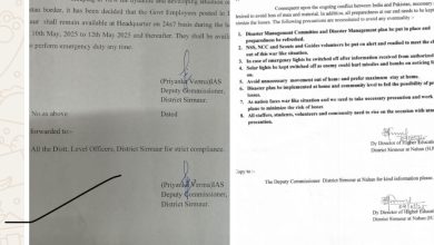 अपने स्टेशन न छोड़ने तथा हर समय सेवा हेतु तैयार रहने के निर्देश