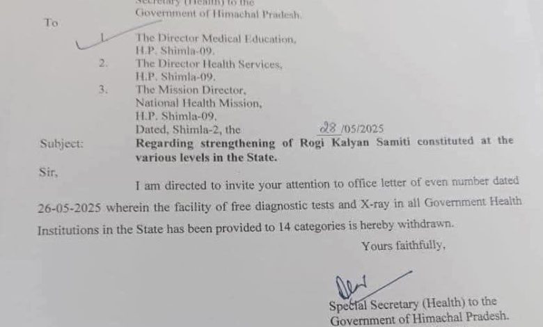 झटका: अब अस्पतालों में फ्री टेस्ट भी बंद