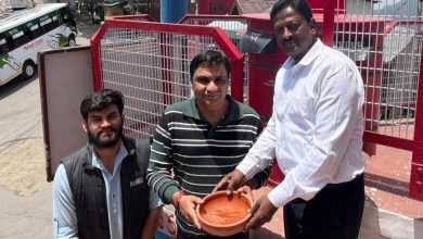 एचपीयू में पक्षियों के लिए जल-पात्र अभियान चलाया