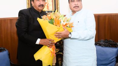 हिमाचल प्रदेश के विकास के लिए उप-मुख्यमंत्री का नितिन गडकरी से मुलाकात, टैक्सी परमिट अवधि बढ़ाने का आग्रह