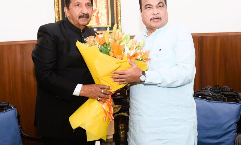 हिमाचल प्रदेश के विकास के लिए उप-मुख्यमंत्री का नितिन गडकरी से मुलाकात, टैक्सी परमिट अवधि बढ़ाने का आग्रह