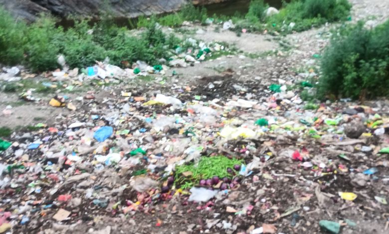 चिंता: शिमला के छैला और स्टेट हाईवे ओचघाट के पास फैले कचरे से संक्रमण का ख़तरा चिंता: शिमला के छैला और स्टेट हाईवे ओचघाट के पास फैले कचरे से संक्रमण का ख़तरा