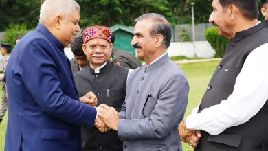 उपराष्ट्रपति जगदीप धनखड़ को हिमाचल दौरे के बाद भव्य विदाई