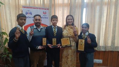 राजकीय वरिष्ठ माध्यमिक पाठशाला टूटीकंडी के खुशबू और आर्यन ने भाषण प्रतियोगिता में बाज़ी  मारी