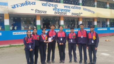 नौहराधार विद्यालय के विद्यार्थियों की संवेदनशील पहल