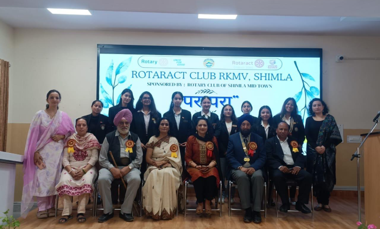 आरकेएमवी के रोट्रैक्ट क्लब ने आज सत्र 2025-26 के लिए अपनी स्थापना समारोह परंपरा’ का आयोजन किया