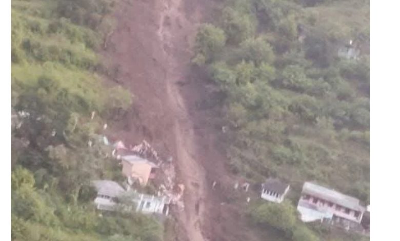 शमार्नी  गांव में हुई जनहानि, भूस्खलन से पाँच लोगों की मौत