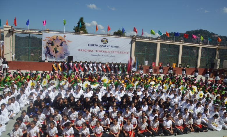 खेल और उमंग से गूंजा लॉरेटो स्कूल का आँगन