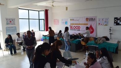 44 यूनिट रक्त एकत्रित, 5 लोगों ने अंगदान की ली शपथ