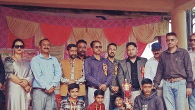 वॉलीबॉल का खिताब नौहराधार के नाम