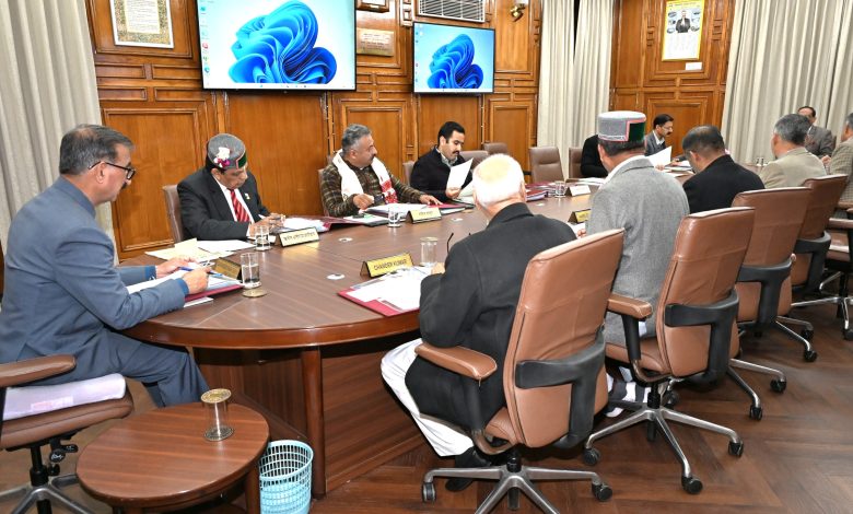 हिमाचल कैबिनेट के बड़े फैसले — आपदा राहत बढ़ी, 1000 रोगी मित्र व 800 कॉन्स्टेबल भर्ती को मंजूरी