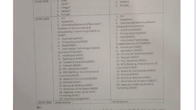 दसवीं और बाहरवीं कक्षा की डेट शीट जारी दसवीं और बाहरवीं कक्षा की डेट शीट जारी