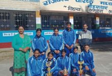 नौहराधार के आठ विद्यार्थियों ने लिया राज्य खेलों में लिया भाग नौहराधार के आठ विद्यार्थियों ने लिया राज्य खेलों में लिया भाग