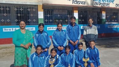 नौहराधार के आठ विद्यार्थियों ने लिया राज्य खेलों में लिया भाग नौहराधार के आठ विद्यार्थियों ने लिया राज्य खेलों में लिया भाग